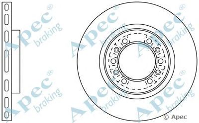 APEC BRAKING dsk2024 -  Тормозной диск